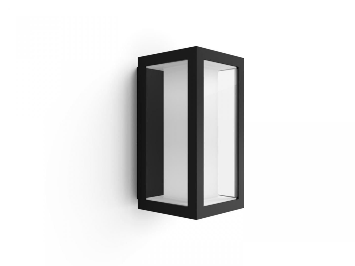 Impress Hue Waca EU Wall Lantern Black 2 (Aplica LED RGB pentru exterior Philips Hue Impress)
