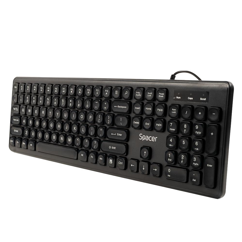 Tastatura Spacer cu fir LWP-03