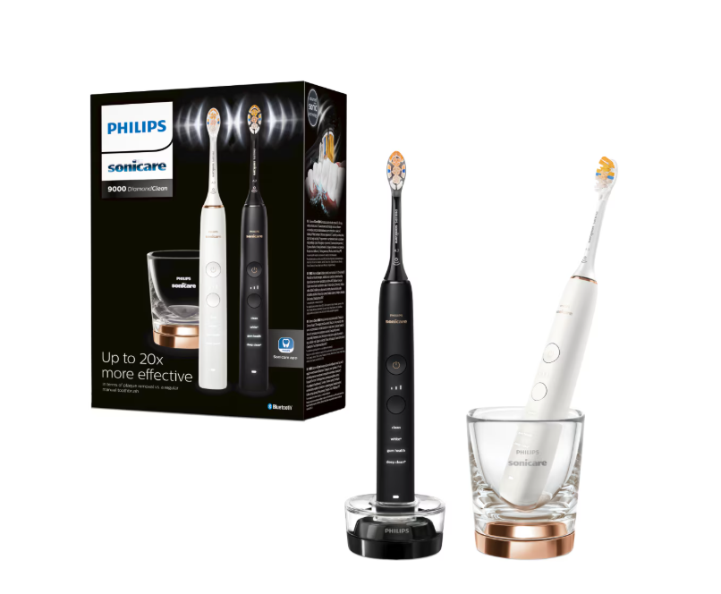Periuta Sonica Philips HX9914/69 (Set de doua periute sonice Philips Sonicare HX9914/69 Diamond Clean 9000...)