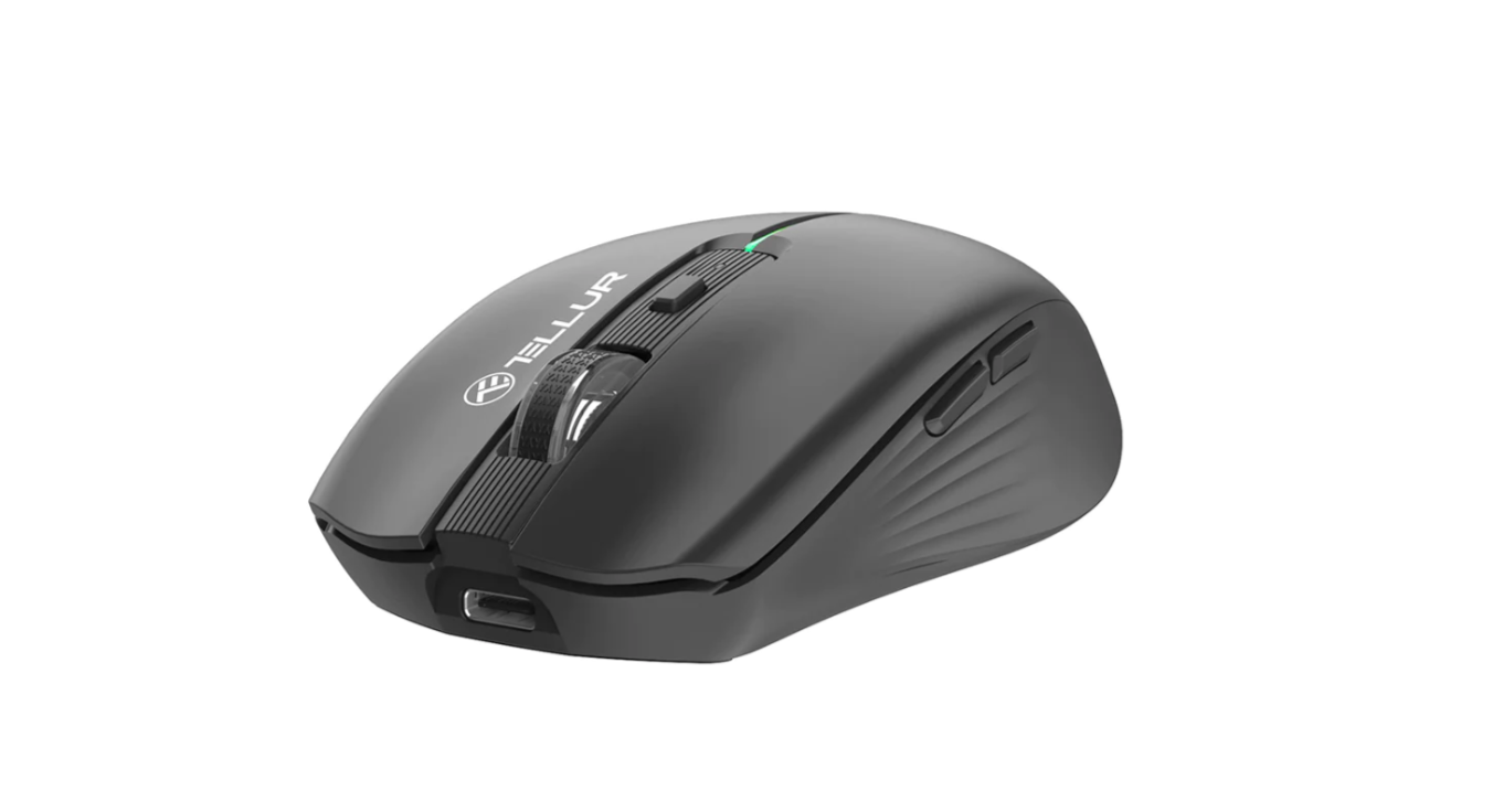 Mouse wireless Tellur Silent Click, negr (Mouse Gaming Wireless Tellur Tellur Silent Click)