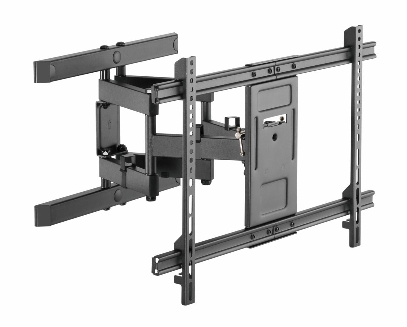 Suport TV de perete Serioux TV61-466, compatibilitate  dimensiune ecran: 37"-80", compatibilitate VESA: 200x200, 300x200, 400x200, 300x300, 400x300, 400x400, 600x400, greutate maximă suportata: 65kg, distanta fata de perete: 77~428mm, inclinare: +3°~-15°,