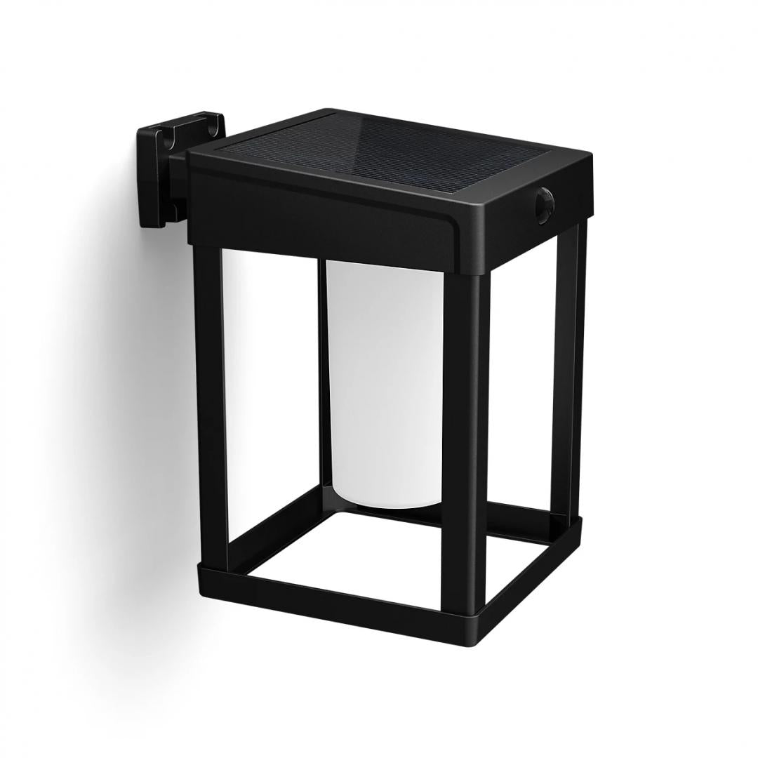 Camill Ue Sr Wa Sq 1.4W 30K Bl Fr IR 06 (Aplica LED solara pentru exterior cu senzor de miscare Philips Camillsquare...)
