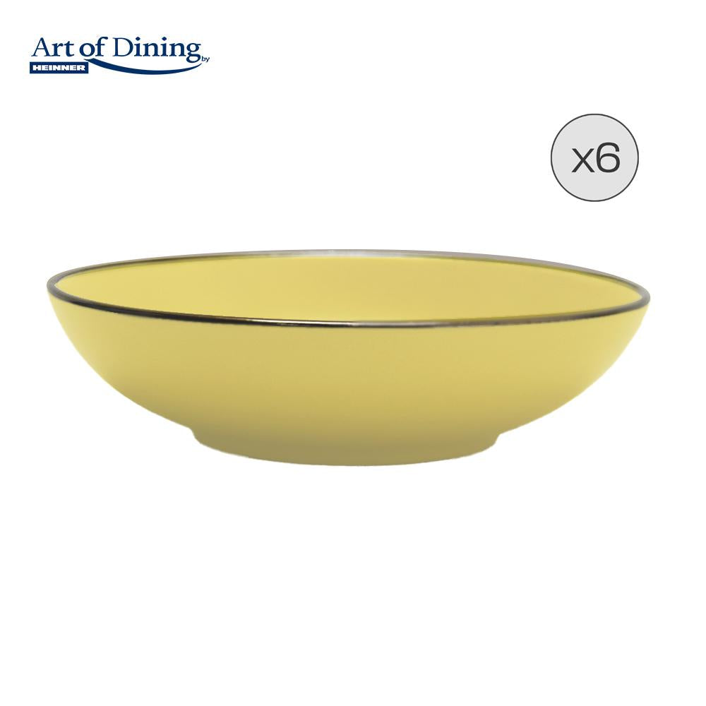 Set 6 Farf Adanci Ceramica 20 CM, Medeea (set 6 Farfurii Adanci Ceramica 20 CM)
