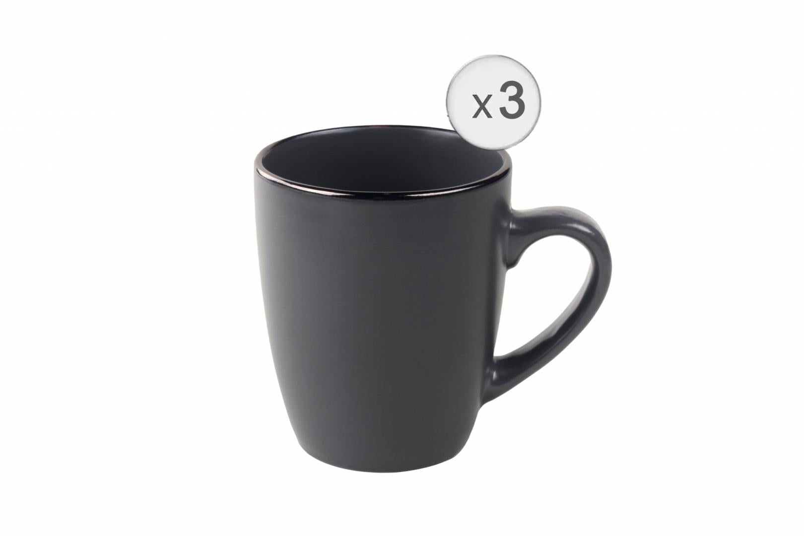 Set 3 Cani Ceramica, 354 Ml, Calypso (set 3 Cani Ceramica)
