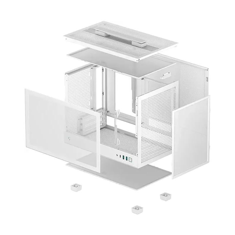 Resigilat - Carcasa Deepcool CH160 White (Carcasa Deepcool CH160 Mini Tower Alb)