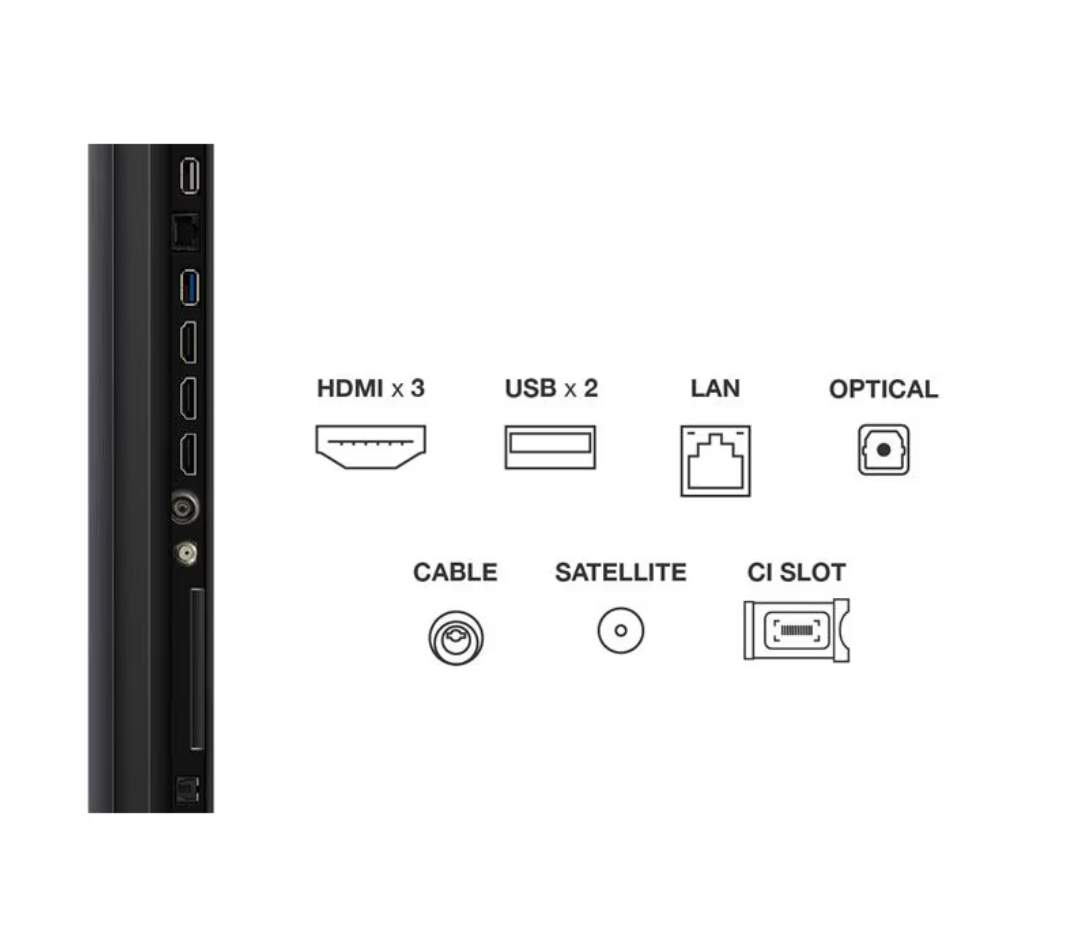 Mini LED TV 4K 50''(126 cm) TCL 50C6KS