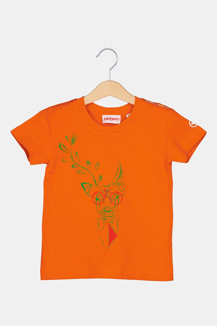 Pegas TRICOU  CERB FAMILIE COPII ORANGE-8