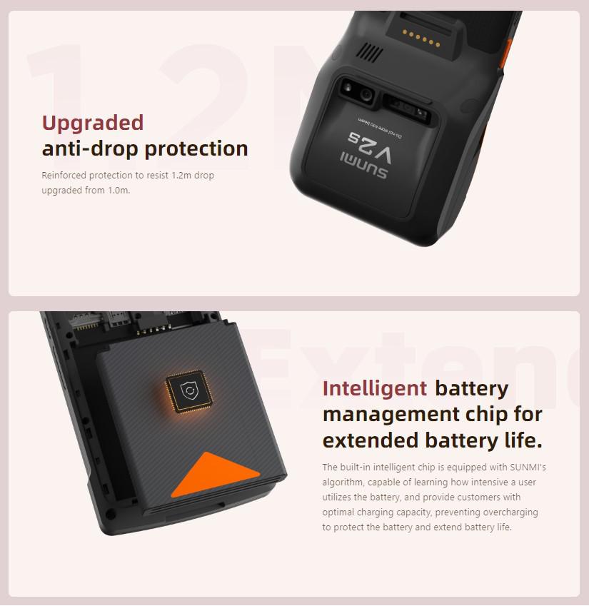 Sunmi T5940 V2s-Wireless data POS System (sunmi Mobile T5940 V2s - Wireless data POS System)