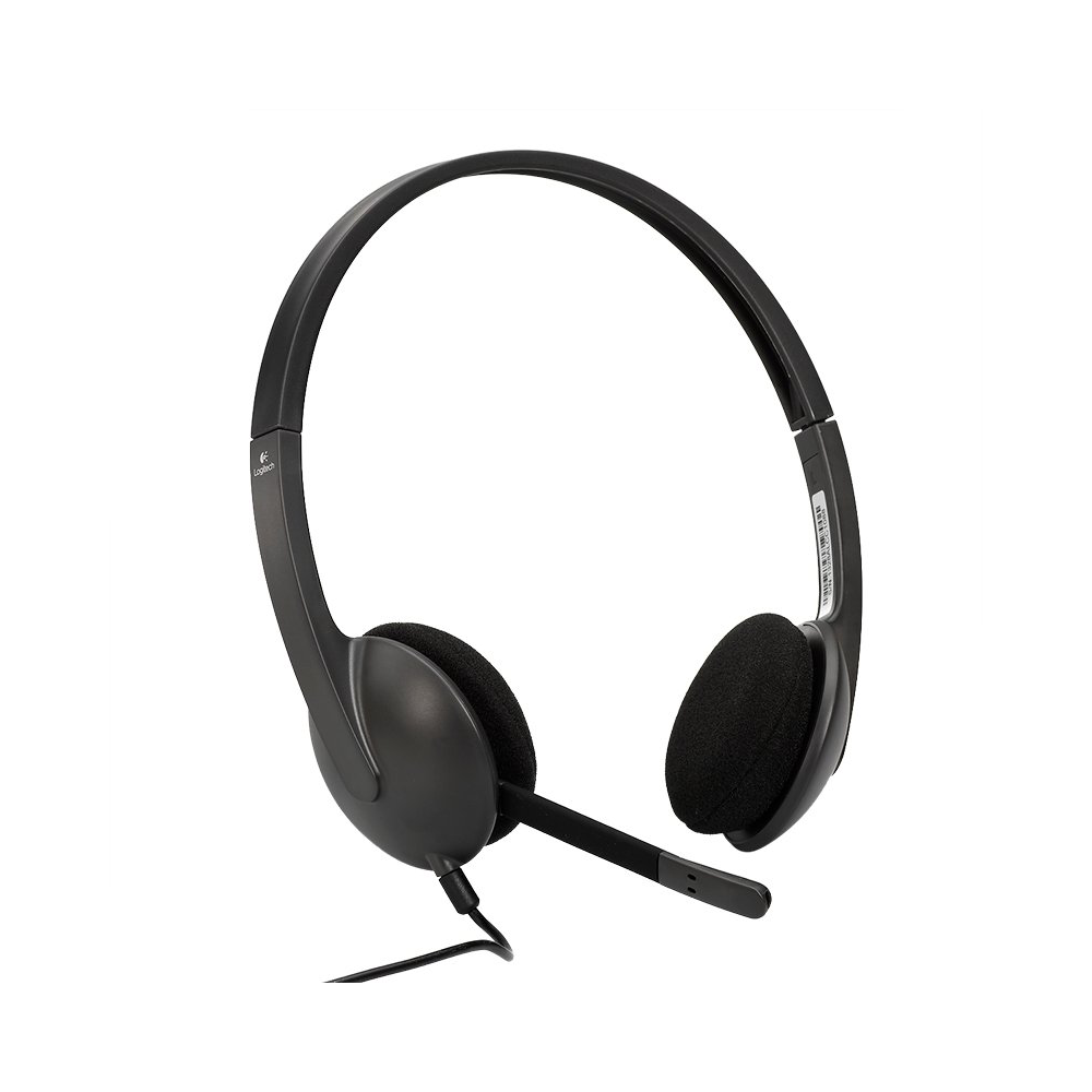 Casti Logitech H340, cu microfon, interfata USB 2.0, frecventa: 20 – 20.000 Hz, lungime cablu: 1.8 metri, negru