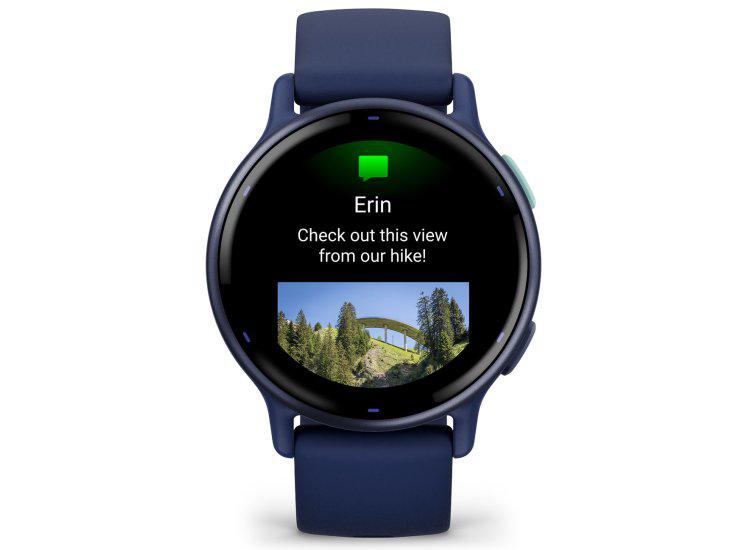 Ceas Garmin vivoactive 5 Blue/Blue Metal