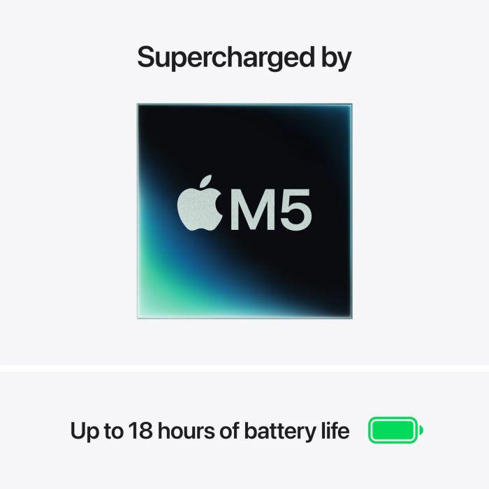MacBook Air 13.6" Retina/Apple M5 (CPU 10-core, GPU 10-core, NeuralEngine16-core)/16GB/1TB - Starlight - INT KB (No Adapter) - 2026