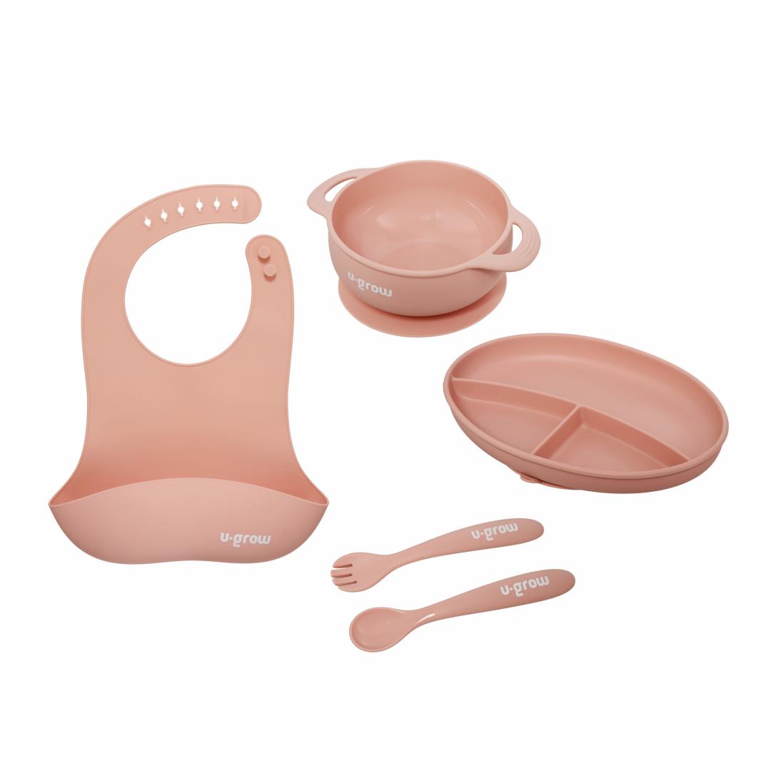 Set divers 5 piese silicon, roz, U-Grow