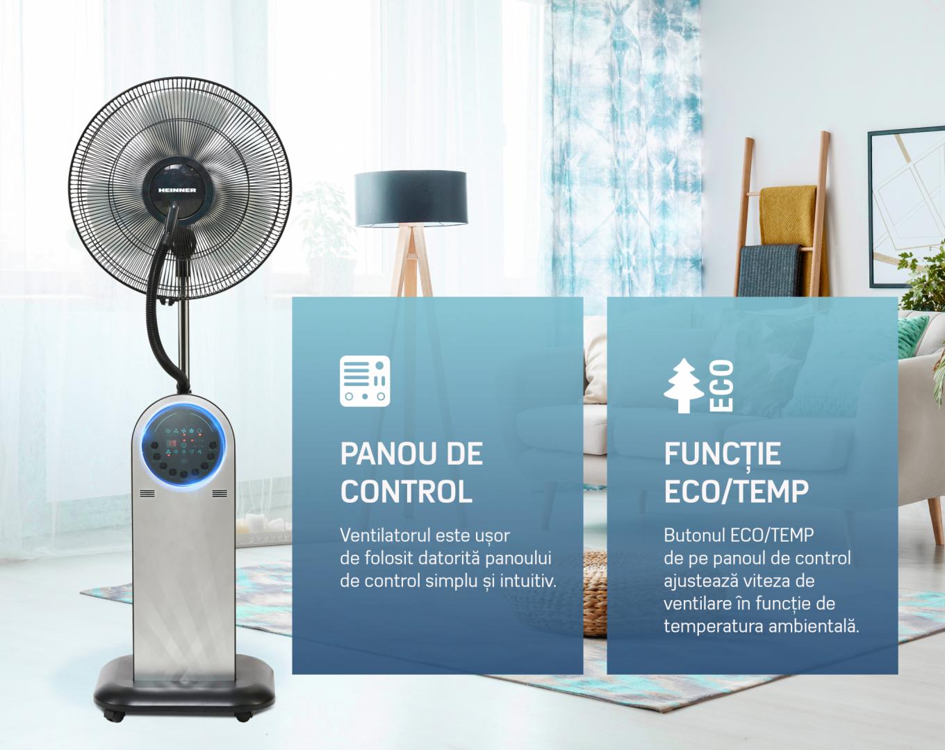 VENTILATOR HEINNER HMF-18GREY