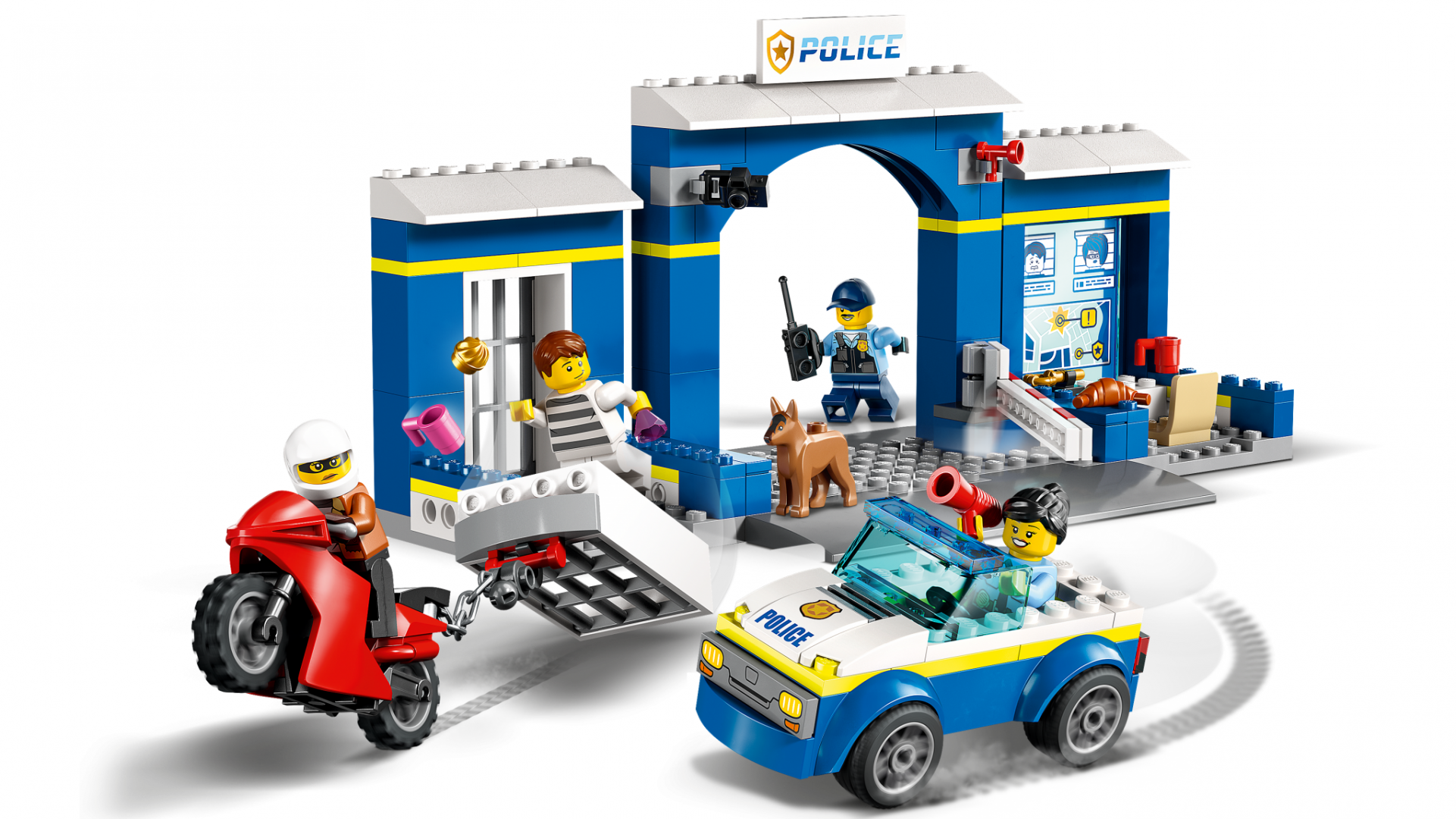 Urmarire la Sectia de Politie,lego 60370 (60370 Urmarire la sectia de politie)