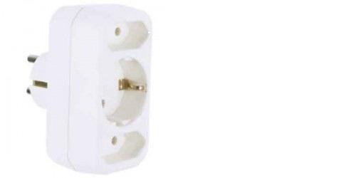 Bachmann Multistecker 2xEURO + 1xCEE7/3 alb