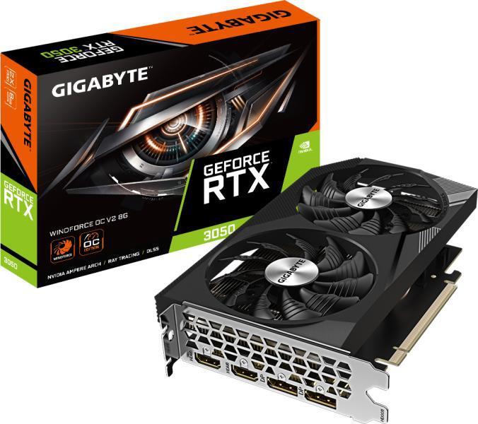 Gigabyte GB GEFORCE RTX 3050 WINDFORCE OC 8G V2