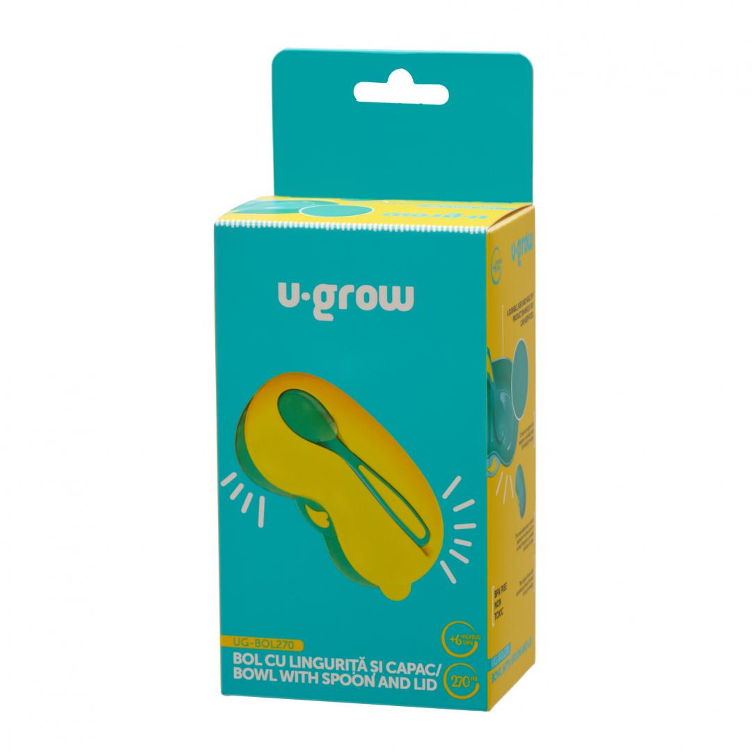 Bol cu lingurita 270 ml, U-Grow