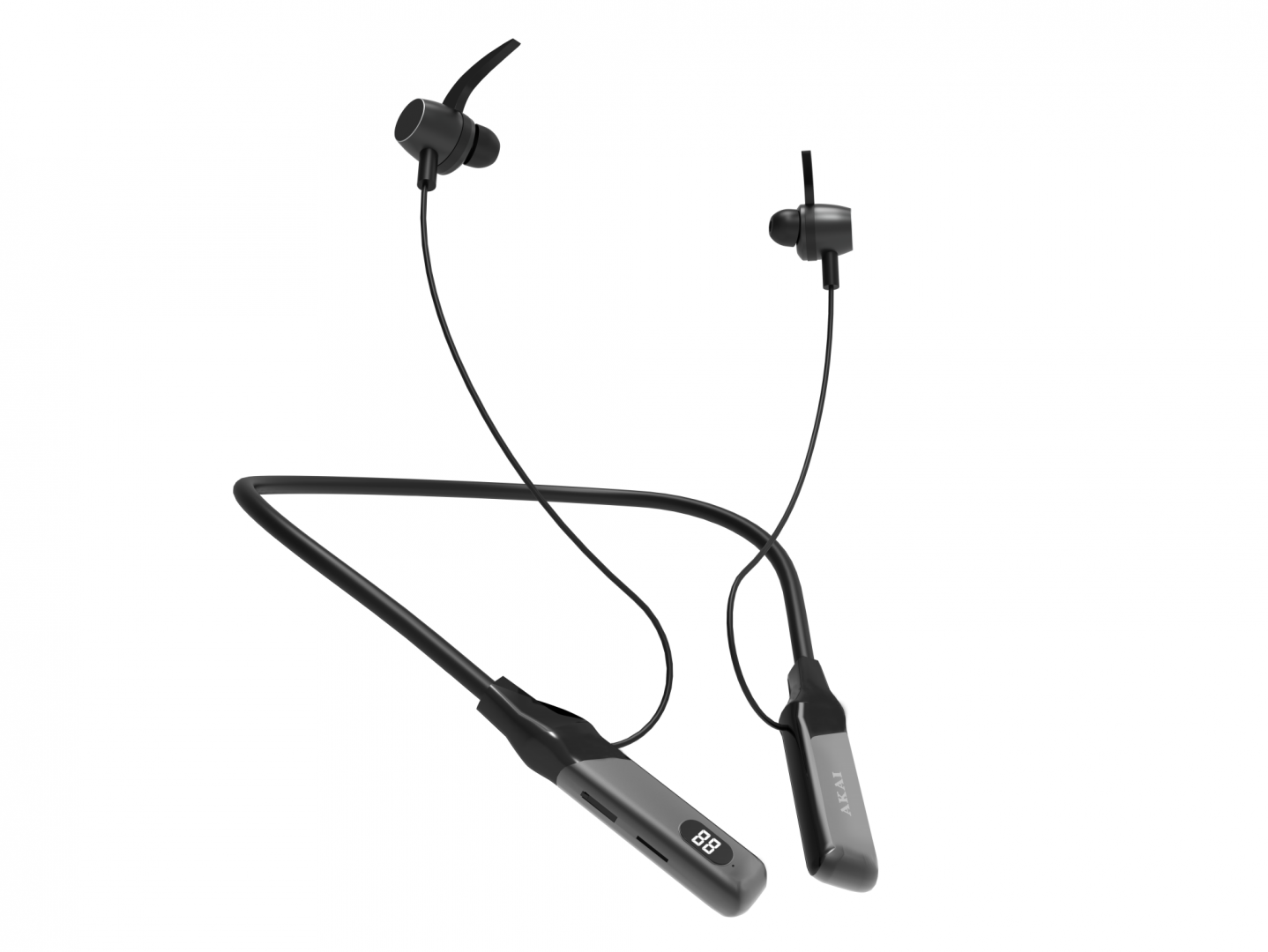 Casti Akai BTN-B100 BT bluetooth 5.3, 5V, negru