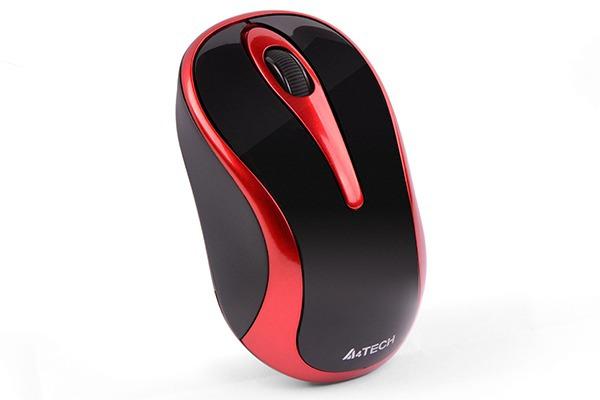 Mouse A4TECH G3-280N, WS,1000DPI, Rosu (Mouse Wireless A4TECH G3-280N-2)
