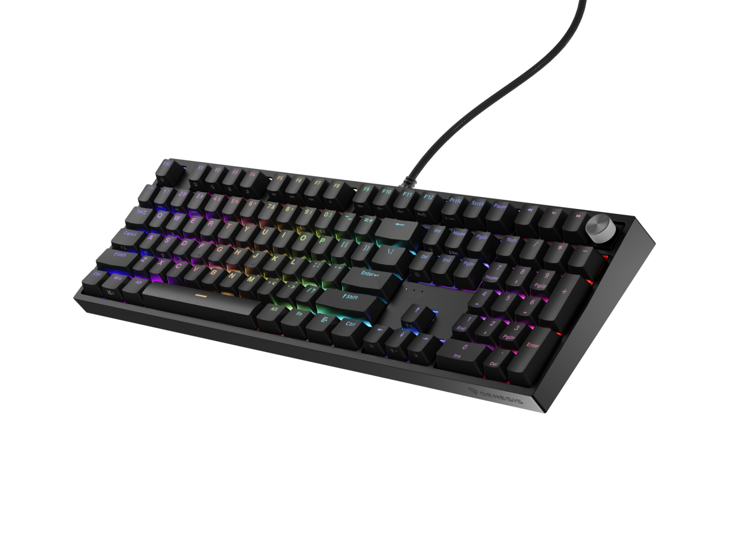 Tastatura Genesis Thor 404 P negru