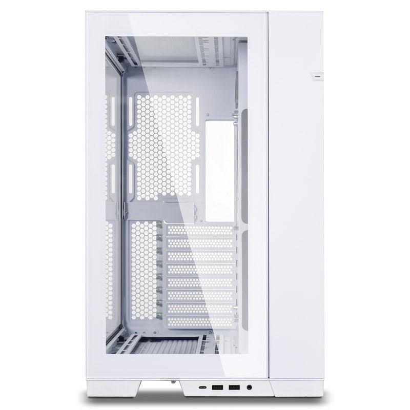 Lian Li O11 Dynamic Evo, Temp G alb (Carcasa Lian Li Dynamic Evo Snow)