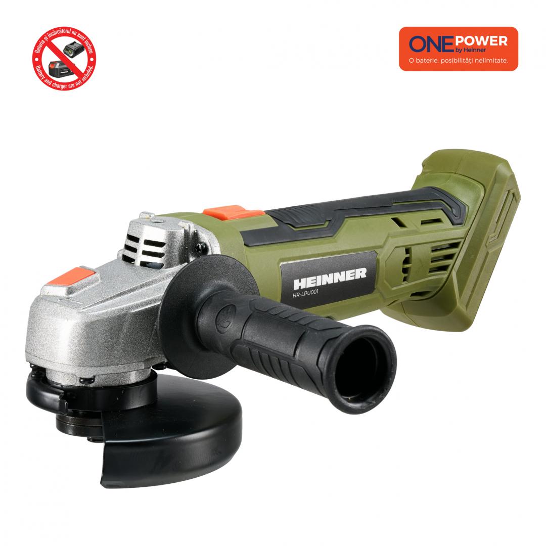Heinner HR.ONE P.POLIZOR UNGHIULAR 18V 9500RPM