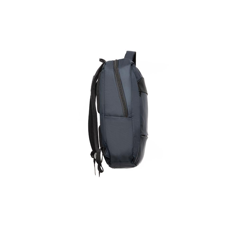 Rucsac Spacer pentru notebook de max. 15.6″, 1 compartiment, buzunar frontal x 2, buzunar lateral x 2, waterproof, poliester, albastru