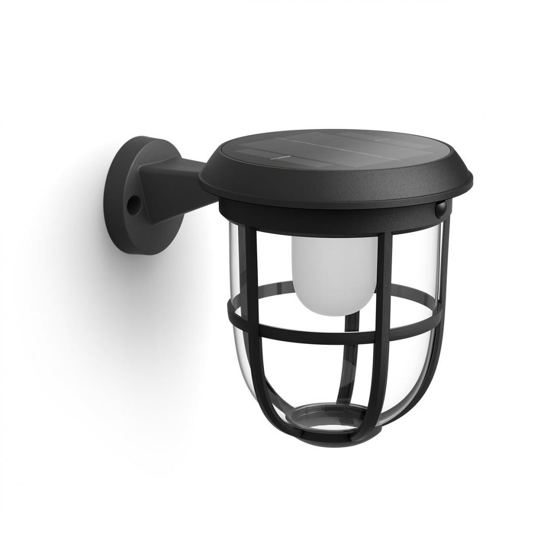 Radii Ue Sr Lk Wa 1.3W 30K Bl IR 06 (Aplica LED solara pentru exterior cu senzor de miscare Philips Radii)