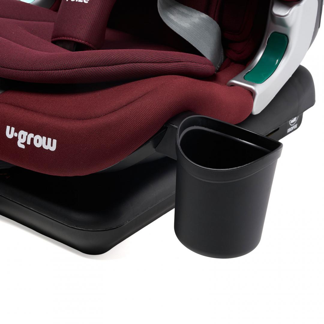 Scaun auto U-Grow,isofix,76-150 cm,rosu