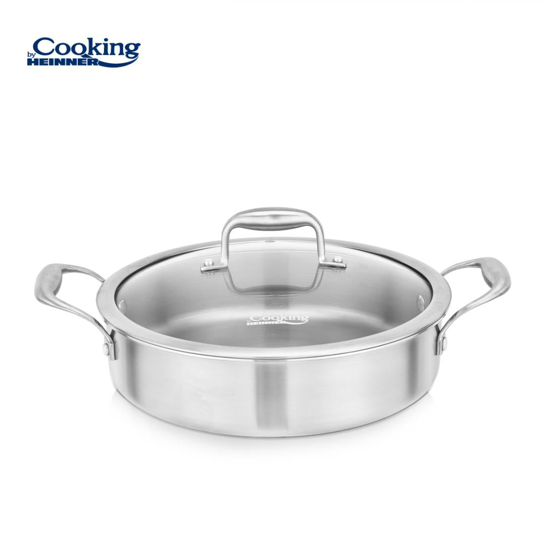 Heinner CRATITA INOX+CAPAC 26X7CM, 3.5L, ATOMIC3