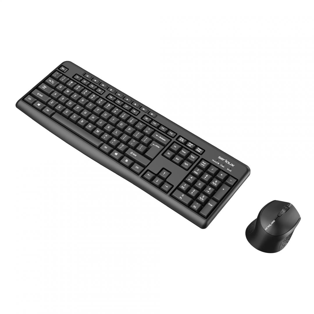 Kit Serioux Mouse + Kb SRXK-SKIT706W (Kit tastatură și mouse wireless 2.4G Tastatură: cu rând independent de taste...)