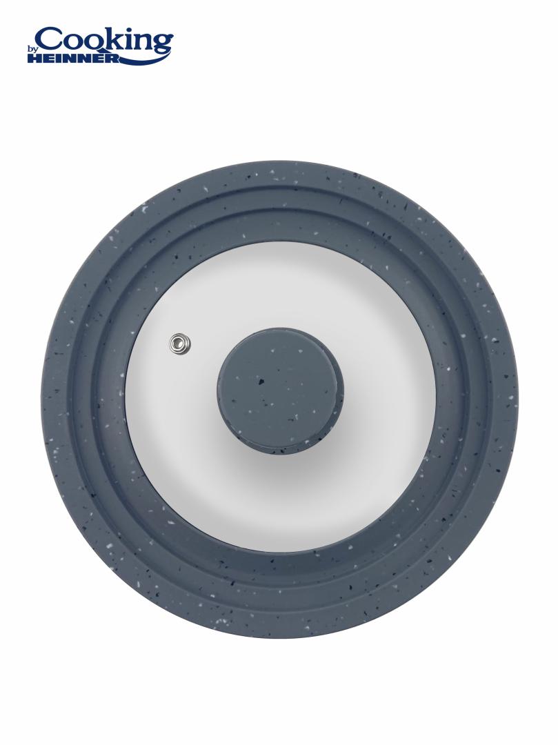 Capac Margine AJUST.3 DIM.16/18/20 Cm,gr (capac Sticla cu Margine din Silicon Ajustabila pe 3 Dimensiuni 16/18/20 CM)