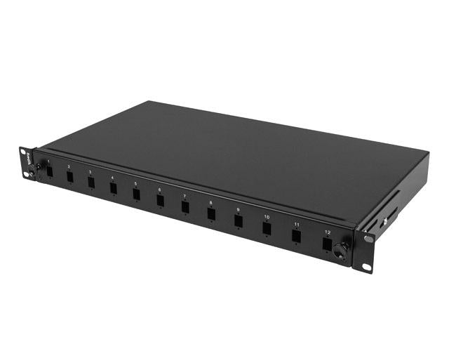 Lanberg Patch panel fibră rack 19" 1U  12x SC