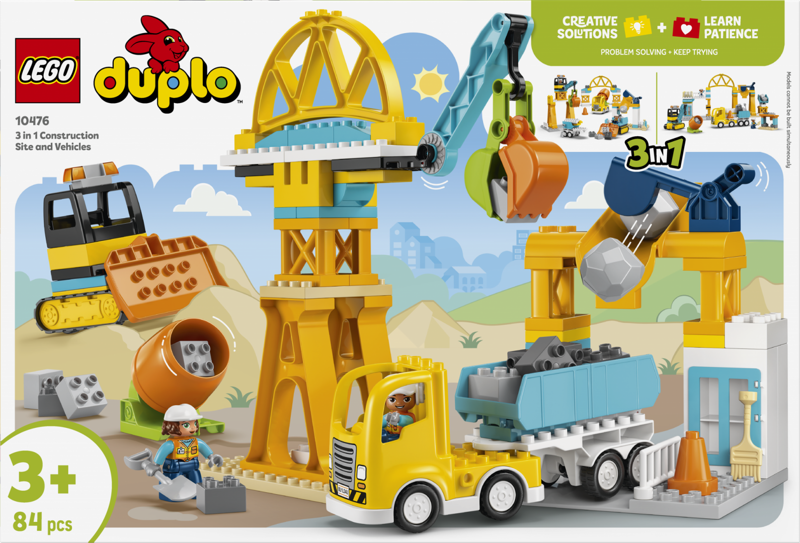 Santier VEHIC.CONSTR.3IN1  LEGO10476 (santier si Vehicule de Constructii  LEGO10476)