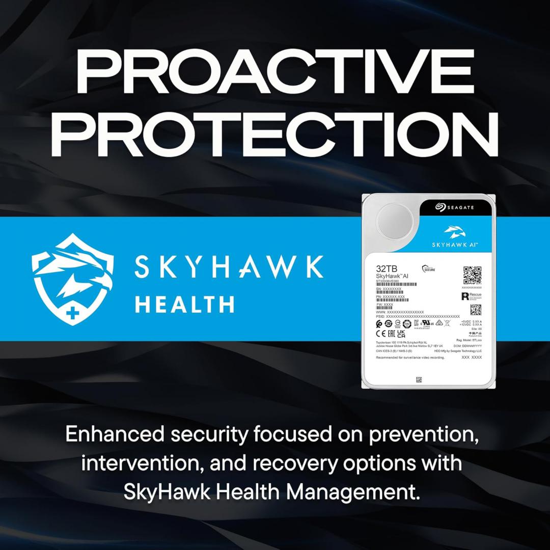 Sg HDD 3.5 32TB SkyHawk AI (HDD Surveillance Seagate SkyHawk AI)