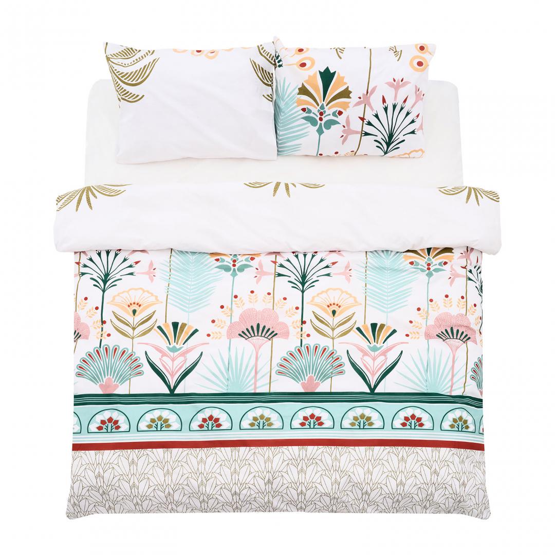 Lenjerie kingsize, bumbac,132 Tc, Aria