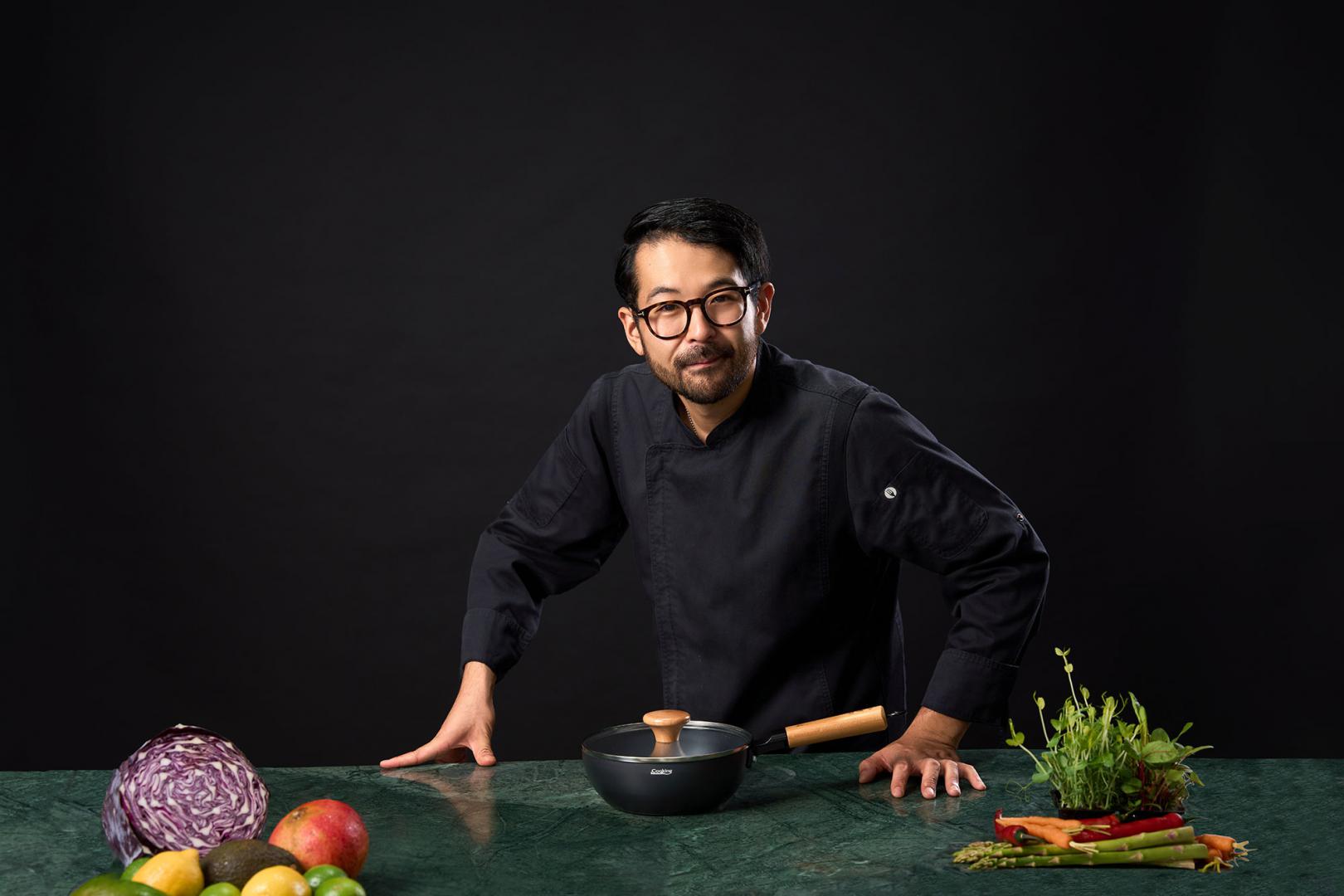 TIGAIE WOK+CAPAC 20X7 CM,  RIKITO WATANABE, SAMURAI GOURMET, COOKING BY HEINNER