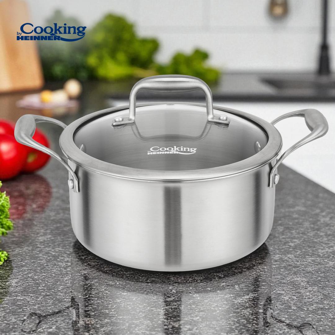 Heinner SEMIOALA INOX+CAPAC 20x10CM,2.8L,ATOMIC3