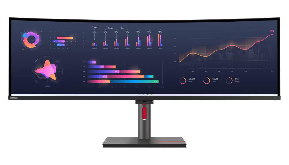 Lenovo ThinkVision P49w-30 49" Dual QHD IPS 3Y