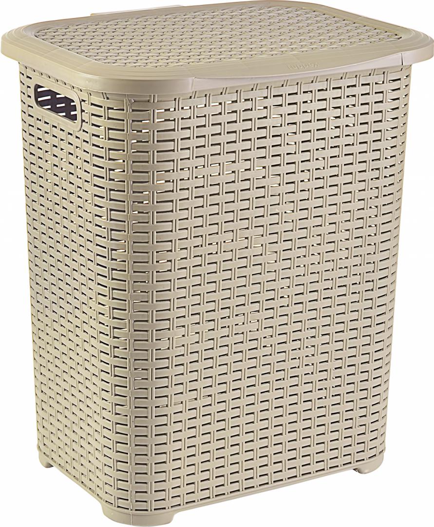 Cos Pl.tip Ratan 45 L Bej, 34,5x41x46 CM (cos de Rufe Plastic Tip Rattan 45 L Bej)