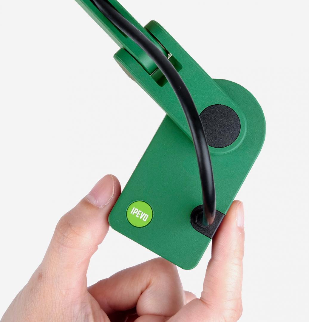 Camera de documente IPEVO VZ-R, senzor CMOS, rezolutie scanare  3264 x 2448, conectivitate USB, Wi-fi, mod scanare color, format scanner A3, volum recomandat de scanare 4000 pagini/zi, negru/verde