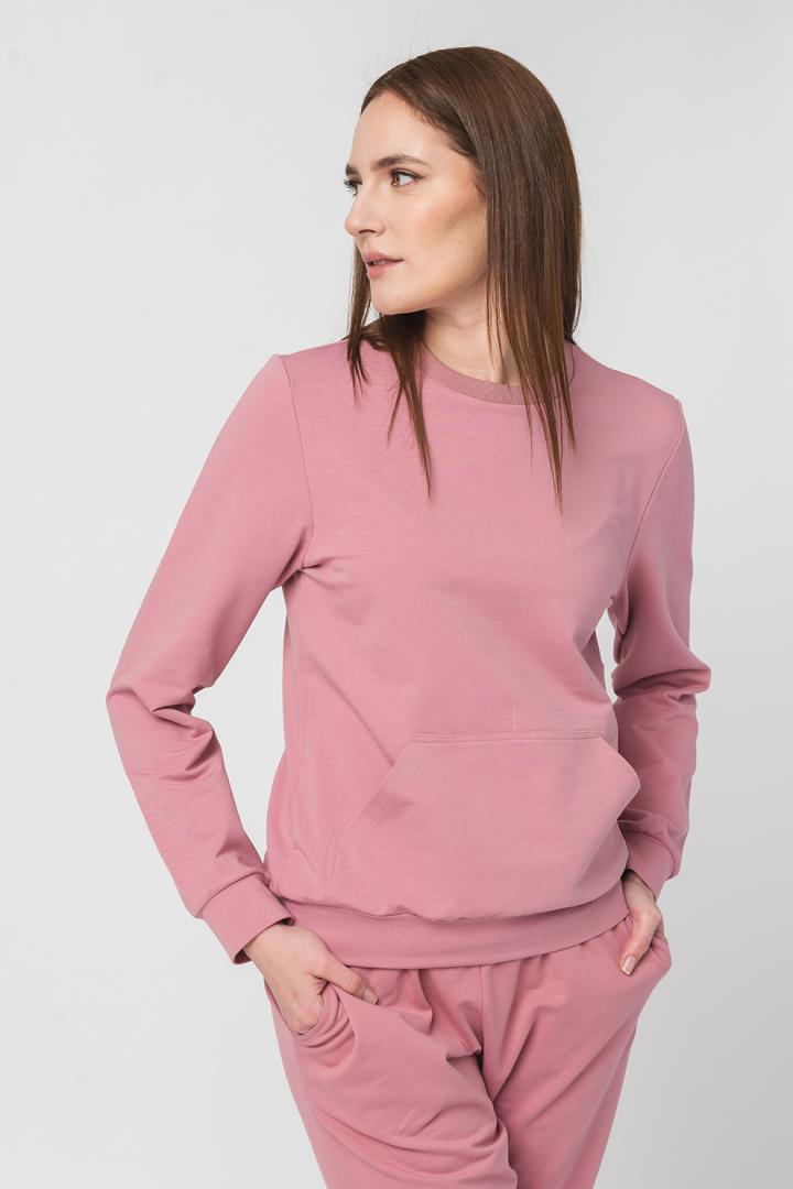 Pegas BLUZA COTON CASUAL FEMEI PINK-L