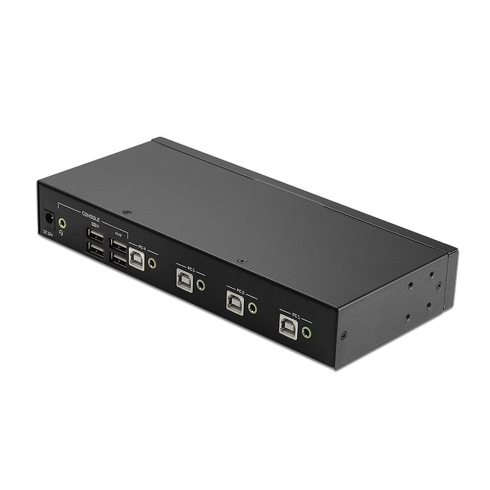 Switch Km Lindy 4 Port USB & Audio (Switch Lindy LY-32166)