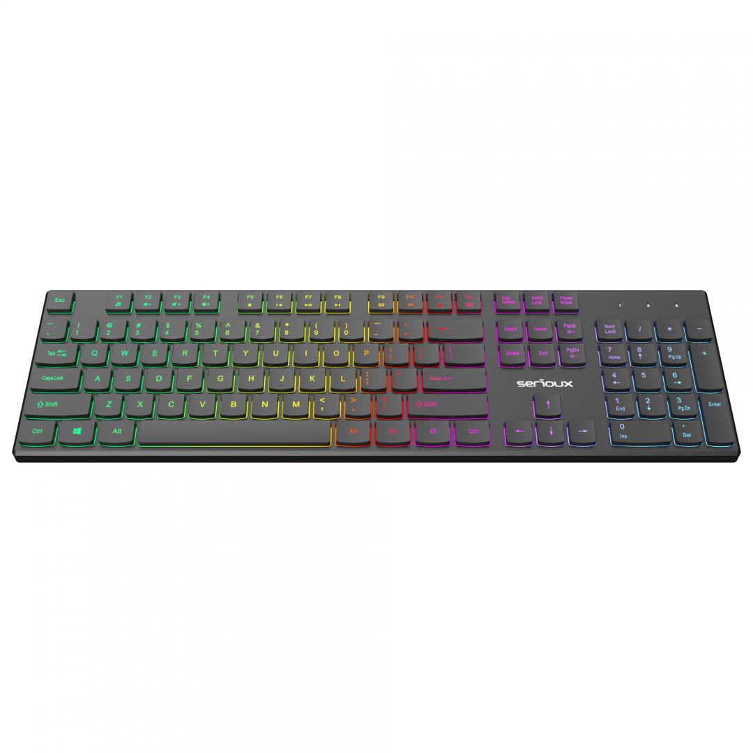 TASTATURA SERIOUX SRXK-SKB709RGB