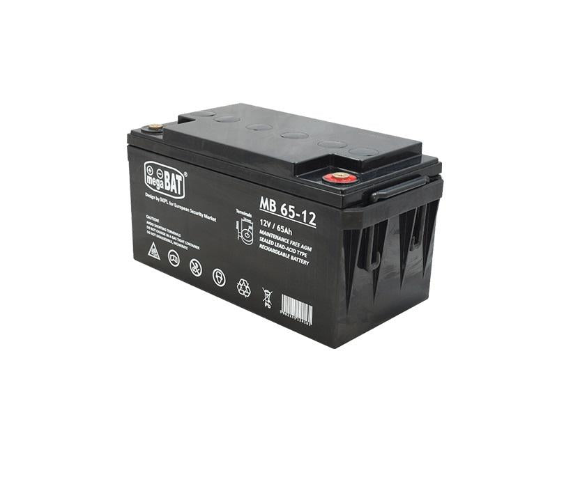 Acumulator Vrla Agm  65Ah 12V (Acumulator Vrla Agm fara intretinere Megabat MB65-12; Capacitate:65Ah; Voltaj:...)
