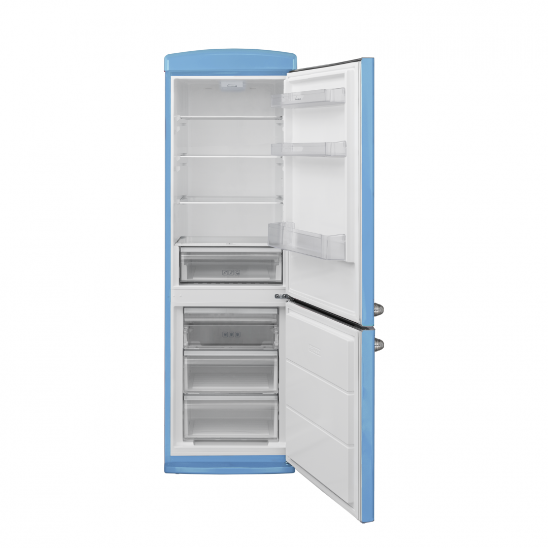 Combina frigorifica FRAM FC-VRR341BLE++, 340 l, Clasa E, Bleu