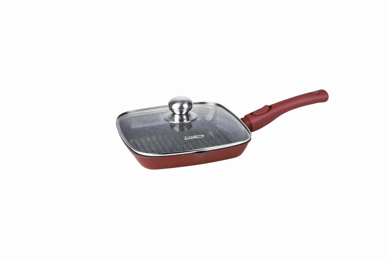 Tigaie Grill Alu+capac 24x4 CM, Calabria (tigaie Grill Aluminiu Turnat+capac 24x4 CM)