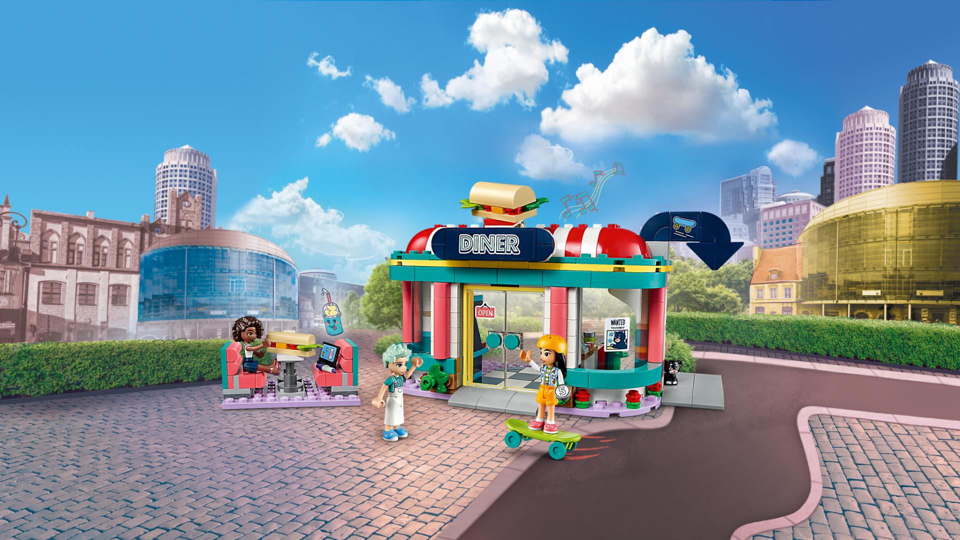 Restaurant in Heartlake, Lego 41728 (41728 Restaurant în centrul orașului Heartlake)