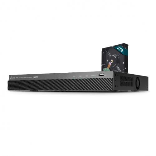 TP-Link TPL VIGI 8 CH POE+ NW VIDEO RECORDER 2TB