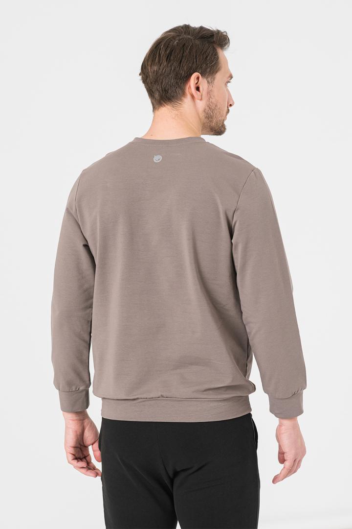 Pegas BLUZA COTON CASUAL BARBATI TAUPE-M